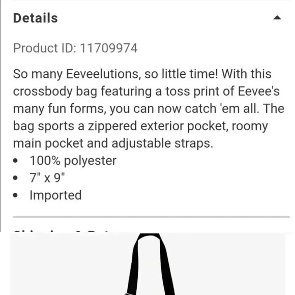 Crossbody Pokémon passport bag - Picture 5 of 5